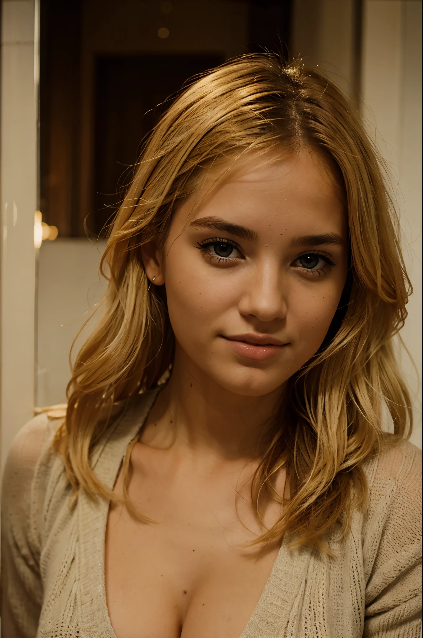 Chica rubia guapa
