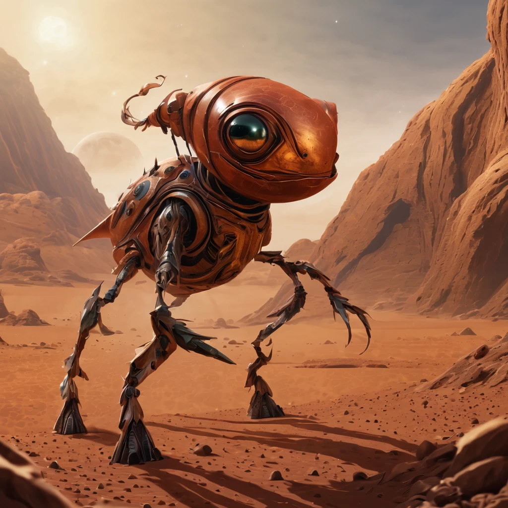 (masterpiece, best quality:1.2), Magical creatures from mars