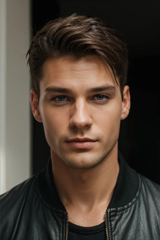 Men model, dreitage bart , schwarze Haare , green eyes, 