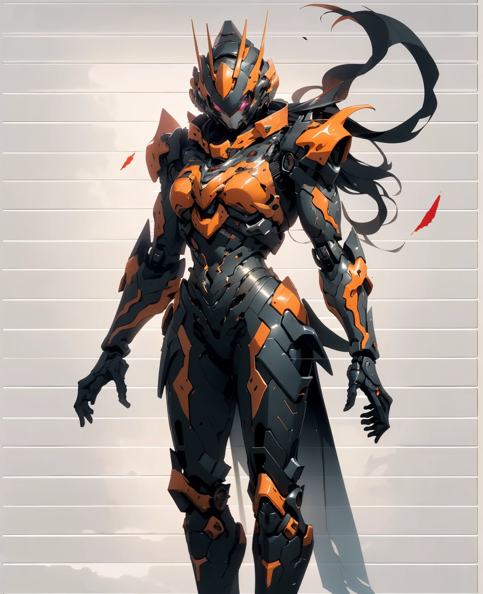 A woman adorned in fantasy-style full-body armor, a crown-concept fully enclosed helmet that unveils only her eyes, a composite layered chest plate, fully encompassing shoulder and hand guards, a lightweight waist armor, form-fitting shin guards, the overall design is heavy-duty yet flexible, (the armor gleams with a golden glow, complemented by red and blue accents), exhibiting a noble aura, she floats above a fantasy-surreal high-tech city, this character embodies a finely crafted fantasy-surreal style armored hero in anime style, exquisite and mature manga art style, (Queen Bee Concept Armor, blood), ((plasma, bio mecha, long legs, elegant, goddess, femminine:1.5)), metallic, high definition, best quality, highres, ultra-detailed, ultra-fine painting, extremely delicate, professional, anatomically correct, symmetrical face, extremely detailed eyes and face, high quality eyes, creativity, RAW photo, UHD, 32k, Natural light, cinematic lighting, masterpiece-anatomy-perfect, masterpiece:1.5