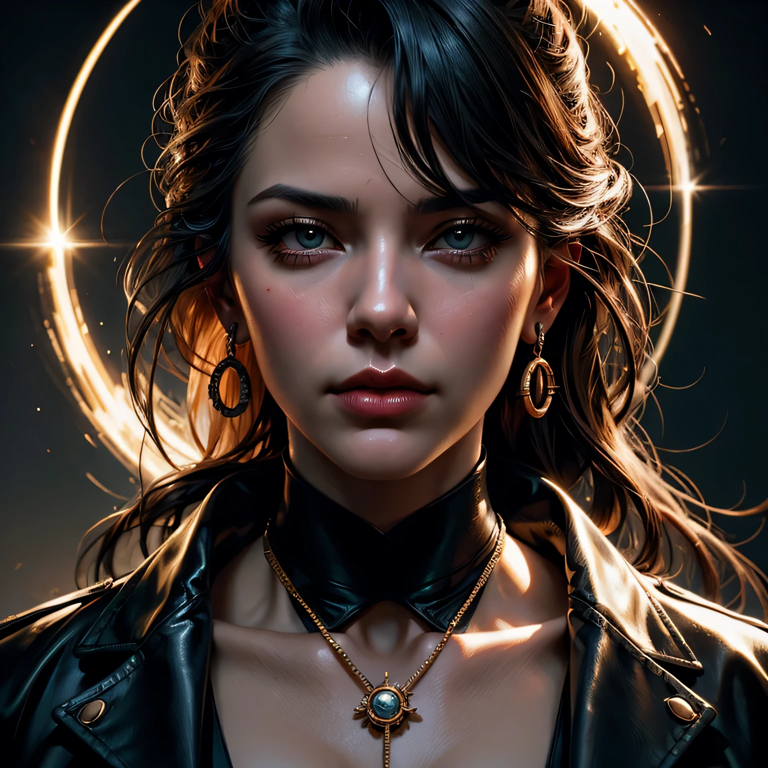 portrait of a mafia boss, close up, highly detailed, digital painting, ArtStation, concept art, smooth, sharp focus, Illustration by Wlop, Charlie Bowater et Alexandra Fomina, solid circle eyes, masterpiece, 4K, award winning