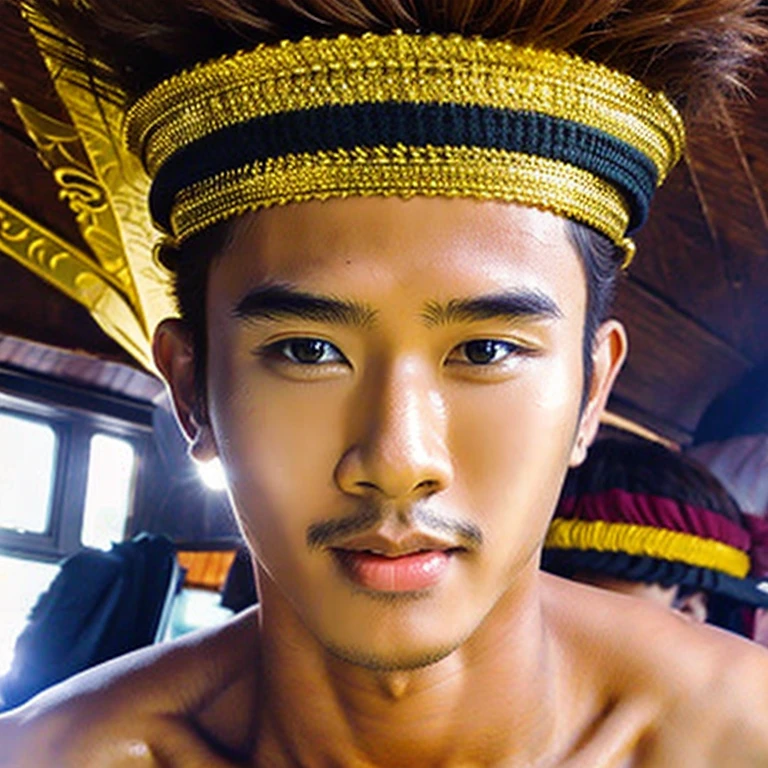 (masterpiece, best quality:1.2), handsome flawless face, thai man solo, sweet boy,