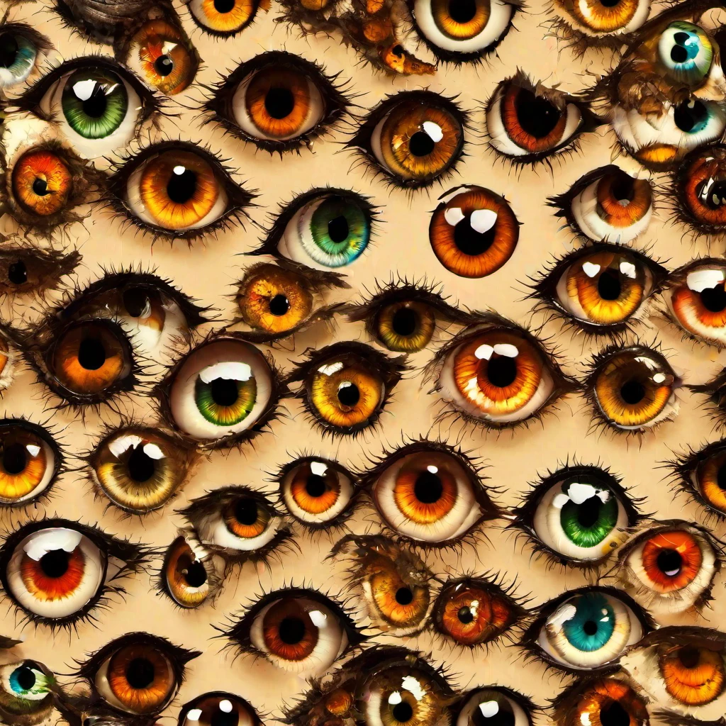 (masterpiece, best quality:1.2), Eyes, array of eyes, lot of eyes, horror, horror eyes, a lot of eyes, dead eyes, lot of eyes, eyeholes