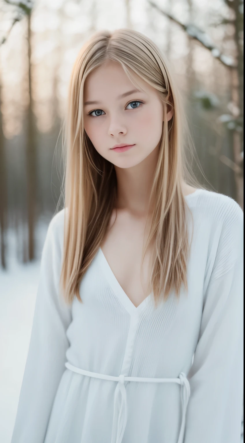 ((1 Norwegian girl)),Beautiful ethereal, thin, , soft light, ((David Hamilton style)), Close-up photo, Masterpiece, best quality, Realistic photos, 8ก, high resolution, Fine skin, 8g UHD, DSLR camera, soft lighting, High quality, Film texture, Fujifilm XT3, full body, bareเปล่า, In the snow garden, bare, pubic hair, thin, Flat chest, small figure,short hair,straight hair,very cute,very beautiful