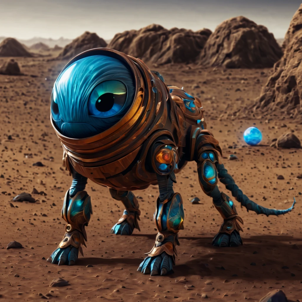 (masterpiece, best quality:1.2), Magical creatures from mars