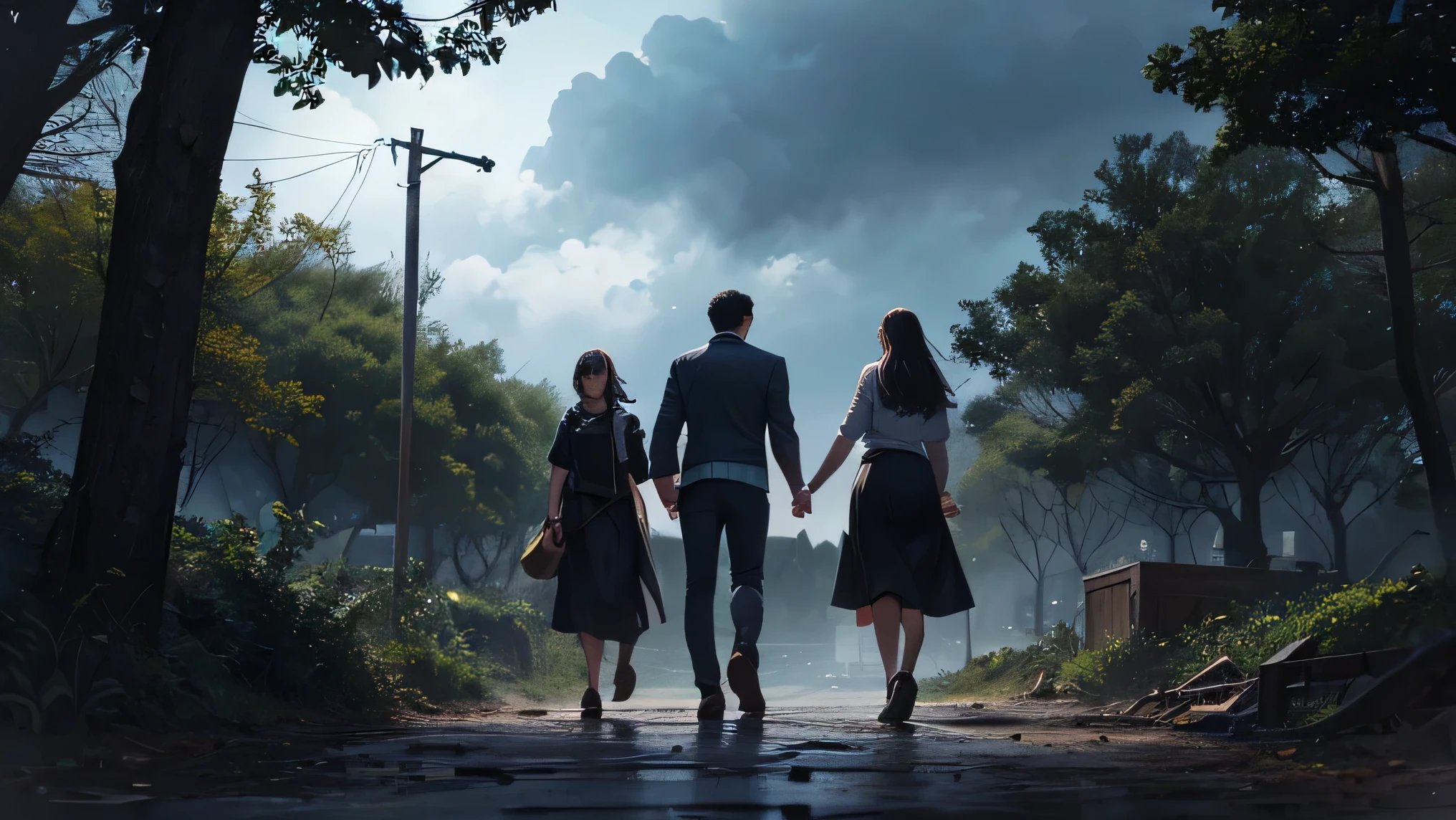 The chase culminated in a stormy night, when the Owens family, guiado por um mapa antigo encontrado nos registros, going to the place where it all began. folhas, they faced a dark presence that manifested itself to protect the secret buried for centuries.