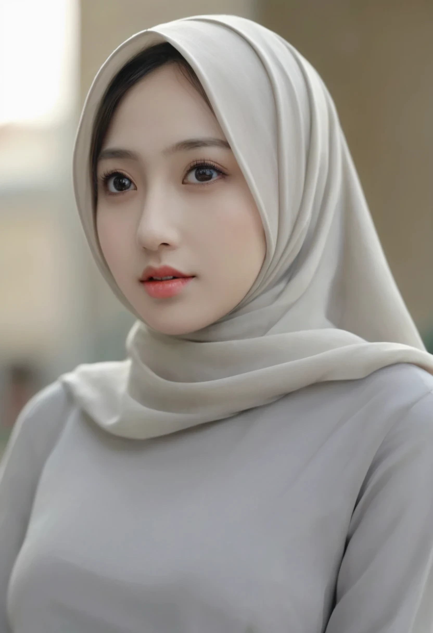 1girl, solo, beautiful face, high detailed realistic eyes, double eyelids, high detailed realistic pupils, (upon body from head to waist:1.36), (wearing hijab:1.37), (moslem headscarf:1.37), reading glasses, sitting alone on a long chair, amazing mosque park background, taj mahal, best quality, masterpiece, highres, black and white moslem female dress, Beautiful face, (upon body from head to waist:1.35), tyndall effect, photorealistic, dark studio, two tone lighting, 8k uhd, dslr, soft lighting, high quality, volumetric lighting, candid, Photograph, high resolution, 4k, 8k, Bokeh, (hyperrealistic girl), (illustration), (high resolution), (extremely detailed), (best illustration), (beautiful detailed eyes), (best quality), (ultra-detailed), (masterpiece), (wallpaper), (photorealistic), (natural light), (rim lighting), (detailed face), (high detailed realistic skin face texture), (anatomically correct), (heterochromic eyes), (detailed eyes), (sparkling eyes), (dynamic pose), (hair completely covered by the hijab:1.35), looking to viewer