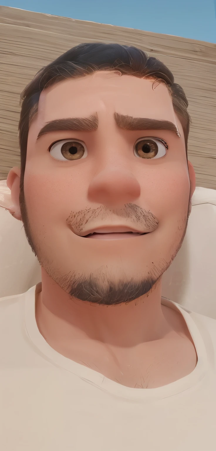 Um homem estilo disney pixar, melhor qualidade, alta qualidade