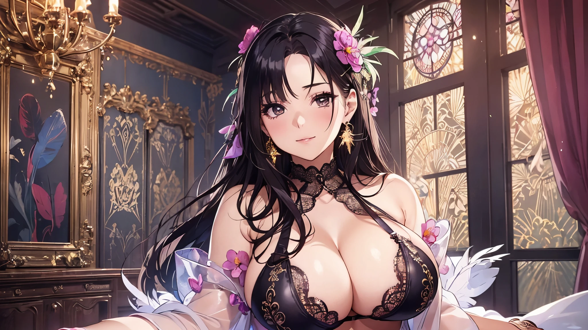 (最high quality:1.5, High resolution, UHD, 4K, detailed lighting, shader), brown braided hair, beautiful, big breasts, sexy, erotic, Lewd, cleavage, lingerie, thighs, smile, share, (throw, close shot), night bedroom background, topless, heart sticker on nipple, No bra、最高のmasterpiece、beautiful美しさ, 3D two-dimensional, rich, blonde, skirt, stockings, high heels, star、(Highly detailed CG Unity 8K wallpaper),(masterpiece), (最high quality), (Super detailed), (best work),(best shadow), (sharp eyeliner, eye shadow, fine eye:1.1), (超High resolution,realistic,最high quality,realistic),(8K,RAW photo,最high quality,マstarプル),mature woman、sensual curves、huge breasts、thighs、bubble、お尻のmasterpiece, 最high quality, Super detailed, full body shot, mature woman, beautiful mature woman, nightgown and underwear, 魅惑的なsmile, thick lips, Chubby lips, blush, looking at the viewer, provocative expression, beautiful髪型, cleavage, Plump、curvy hips、attractive face、sexyなlingerie、an inviting gaze、Expression of emotions、Lewd下着、(((eroticシースルーlingerieセット)))、Standing position、gorgeous accessories 、big breastsの女性, bare shoulders, golden hair, colored feather, metal ornaments, colored flowers, particle, light, (masterpiece, 最high quality, 最high quality, official art, beautiful and aesthetic:1.2), (1 girl:1.3), very detailed,(fractal art:1.1),(colorful:1.1)、(flowers:1.3),most detailed,(zentangle:1.2), (dynamic pose), (abstract background:1.3), (shiny skin), (lots of colors :1.4), ,(earrings:1.4), (feather:1.4),masterpiece, 最high quality, Super detailed, 30~40 years, full body shot, beautiful 、various hairstyles,gold headband,plump breasts,beautiful butt,greek clothing,Tulle covers the breasts,perfectly proportioned, detailed clothing details,marble,god statue,cinematic lighting, film grain, 8K, masterpiece, Super detailed, high detail, high quality, High resolution,(((NSFW:1.2)))、exposed chest、Openwork decoration,(((see through dress)))、(((解剖学的に正しいbody))) , 最high quality, Super detailed, (((Lewd下着)))、raise your butt, from below, (((R-18)))、Hakari、thighs, big breasts, Are standing, cowboy shot, blush, (((1 girl))), (masterpiece:1.3), (High resolution), (8K), (very detailed), perfect face, Nice eye and face, (((最high quality))), (Super detailed), detailed face and eye, (alone), High resolution、beautifuleye,(((sexyなポーズ)))、(((整ったbig breasts)))、((beautiful eye))、luxury、(((超High resolution)))、(((detailed description)))、(((ぽっちゃりbody型)))、(((解剖学的構造に一致したbodyの部位)))、beautiful長いまつ毛、バランスのとれたbody型,Legs and arms are just the right size、Fishnet tights、glamorous、(((Clear white and black eye)))、lipstick、Sparkling、(Undistorted face, eye, body)、jewelry、gem、(長くカールしたbeautifulまつ毛)、(((バランス良いbeautiful胸)))、(transparent, Exquisite skin:1.2)、(((完璧なglamorousボディー)))、actress face、Super beautiful、かわいいsmile、Healing beauty、flower shower、完璧なeye、realistic depiction、超sexy、shiny、glamorous、double eyelids、Good dark compensate、compensate、ぼやけていないeye、(((Plump face)))、cute face 、(((Shiny and glowing skin)))