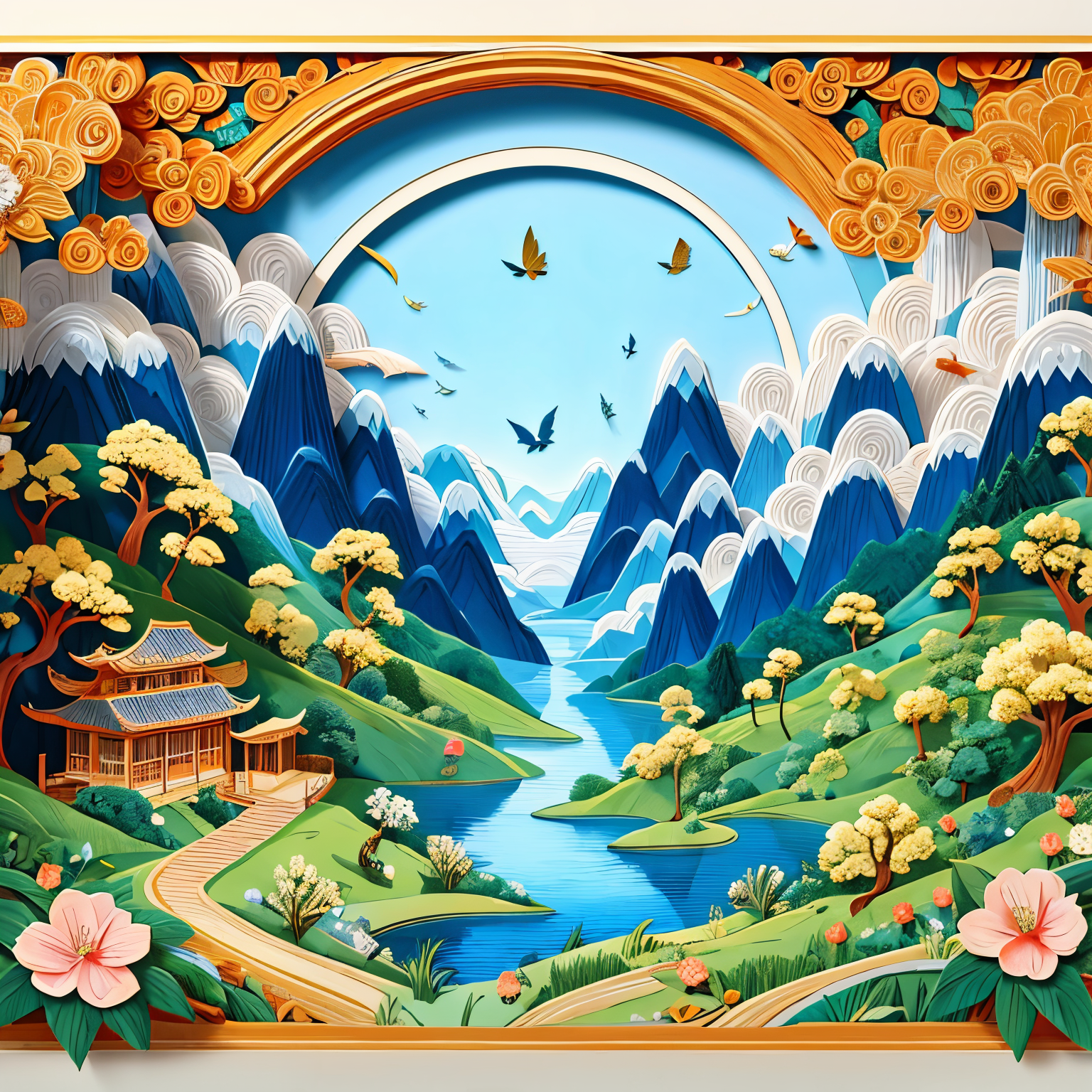 纸浮雕-寻梦园 v1.0