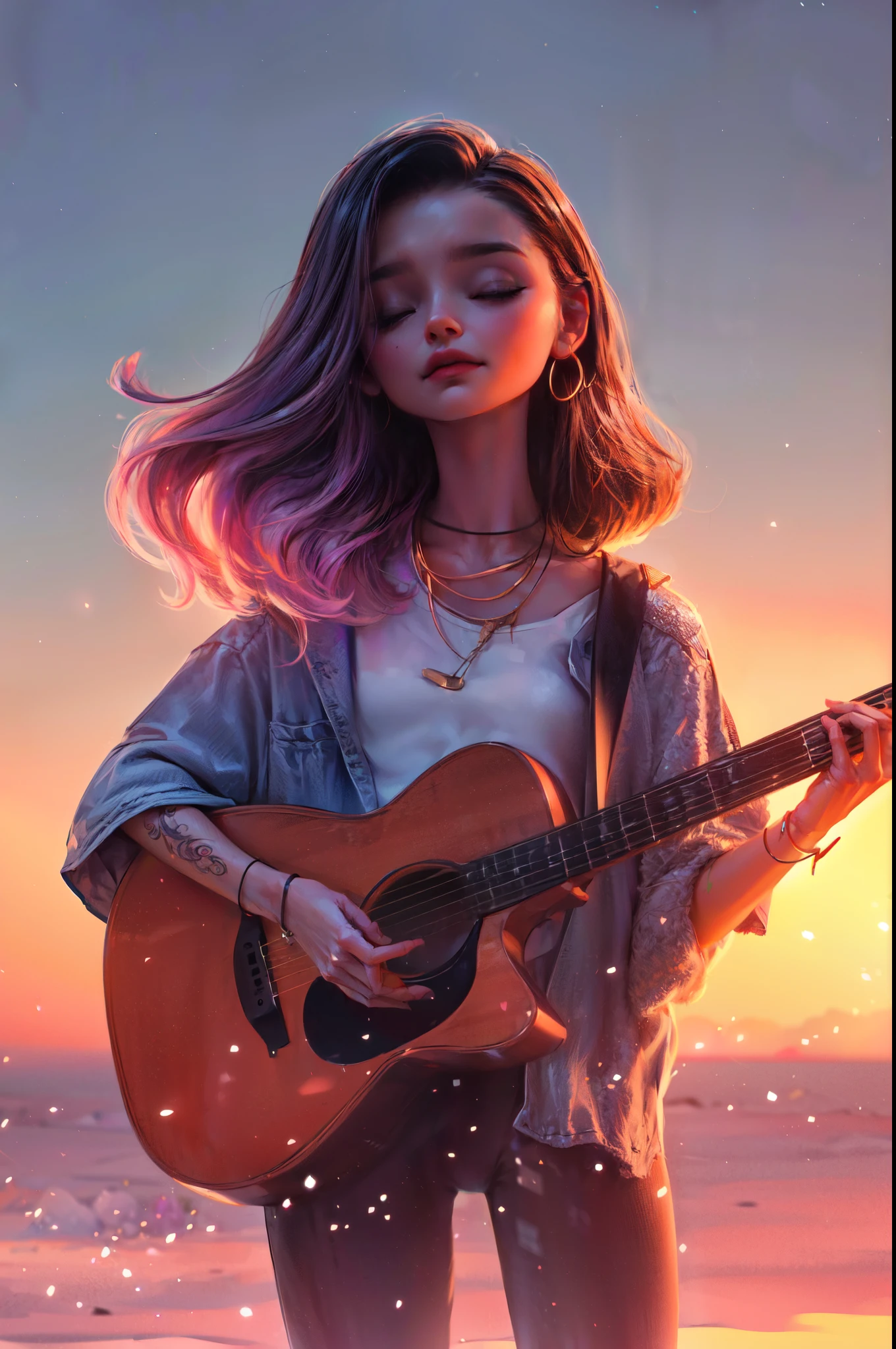 Highest quality,The perfect masterpiece,Perfect artwork,8K,Delicate face,(hakuhatsu:1.3), pearl illusion,Cyberpunk,fashion trend,3s material,high-definition,detail representation,c4d,3D,octane rendering,ray tracing,complex details,animated lighting,OCrenderer,8k,