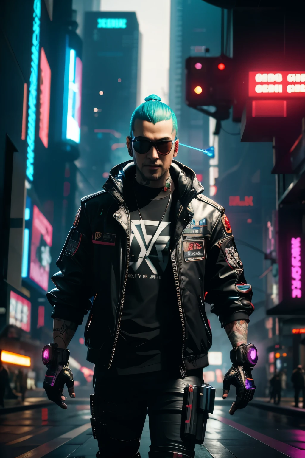 Cyberpunk, , gamer, 4k