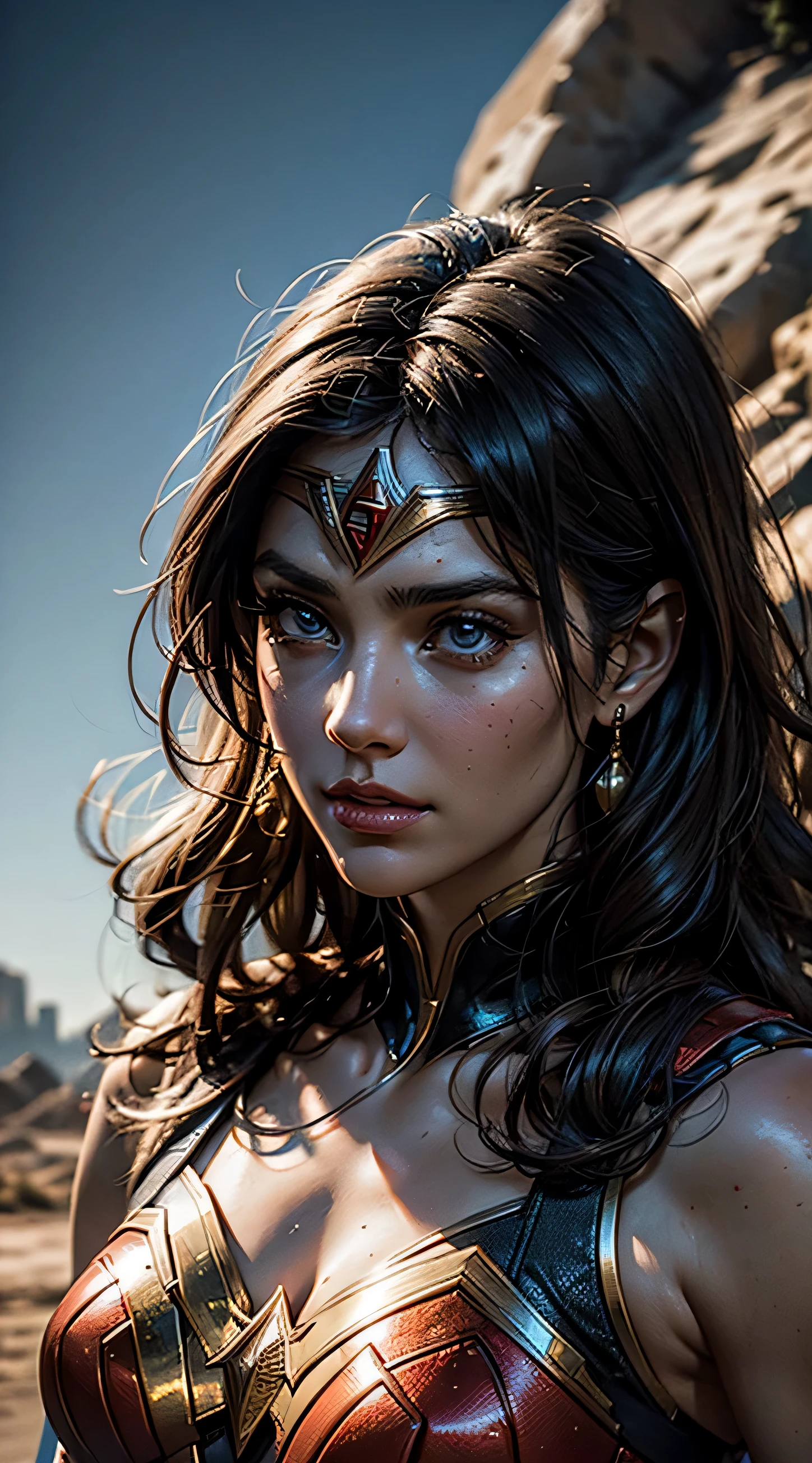 portrait of Superman, kissed WONDER WOMAN, Concept UHD, retro aesthetics, earthy color palettes, analog glitches, cinematic 64k epic detailed 64k epic detailed photo 64k highly detailed digital art, 64k high quality detailed graphics, 3D character rendering 64k,UHD --- Detailed digital fantasy art, 64k detailed digital art, hyper-realistic textures, natural textures, elegant, super detailed, photo realistic, ultra realistic, difficult