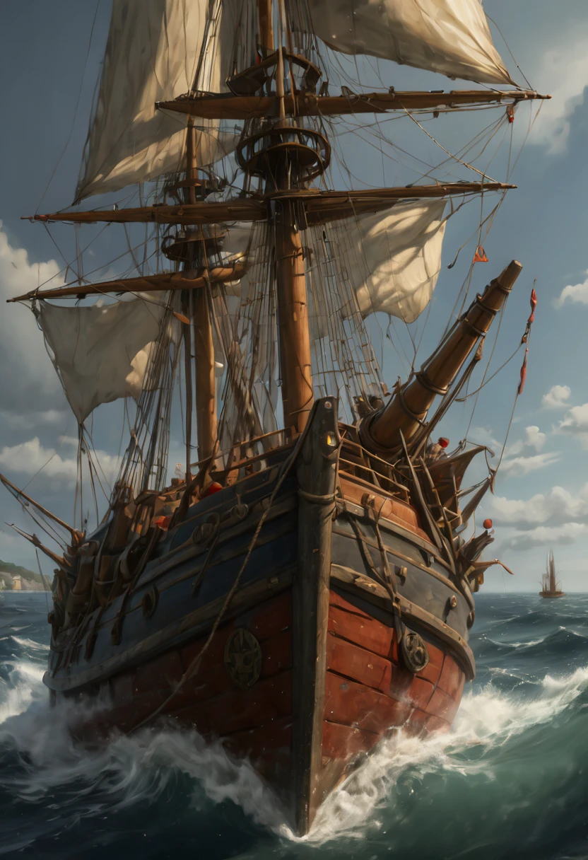 Nautical, Original, HDR, (best quality, masterpiece, Representative work, official art, Professional, Ultra high detail, 8k:1.3)