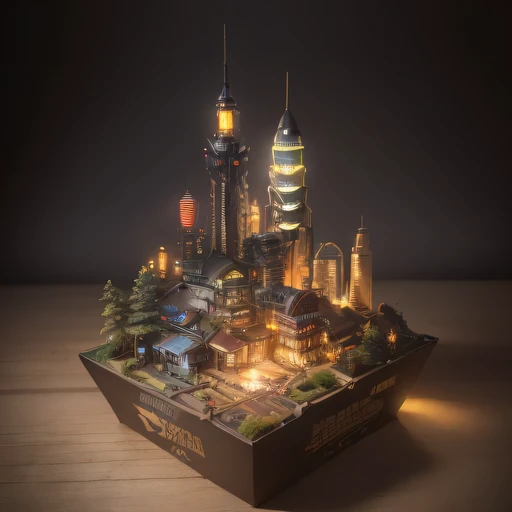 3658年Lunar soil realistic model, (bifurcation, original photo, best quality, masterpiece:1.4),SteampunkCyberpunk6820 City,(CyberpunkLunar soil light:1.3), Lunar soil (related to land),(in a small nature box:1.3),Isometric, small nature, landscape on foundation,landscape,