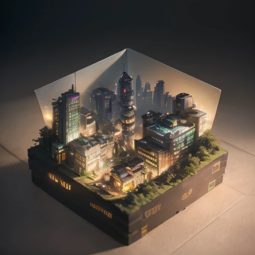 3658年Lunar soil realistic model, (bifurcation, original photo, best quality, masterpiece:1.4),SteampunkCyberpunk6820 City,(CyberpunkLunar soil light:1.3), Lunar soil (related to land),(in a small nature box:1.3),Isometric, small nature, landscape on foundation,landscape,