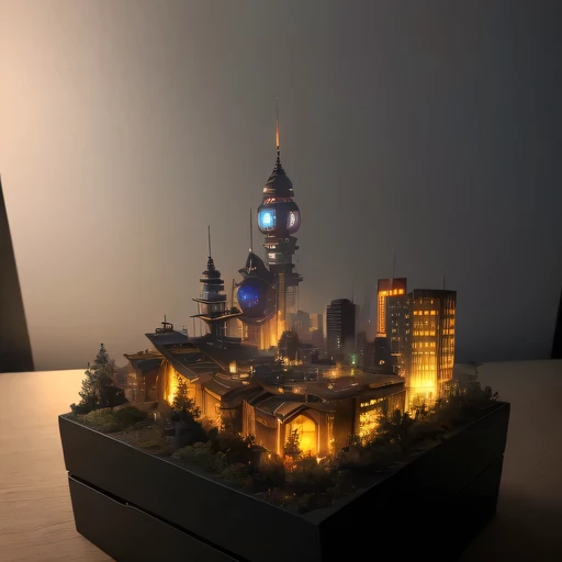3658年Lunar soil realistic model, (bifurcation, original photo, best quality, masterpiece:1.4),SteampunkCyberpunk6820 City,(CyberpunkLunar soil light:1.3), Lunar soil (related to land),(in a small nature box:1.3),Isometric, small nature, landscape on foundation,landscape,