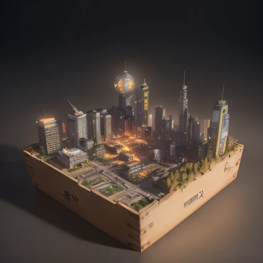 3658年Lunar soil realistic model, (bifurcation, original photo, best quality, masterpiece:1.4),SteampunkCyberpunk6820 City,(CyberpunkLunar soil light:1.3), Lunar soil (related to land),(in a small nature box:1.3),Isometric, small nature, landscape on foundation,landscape,