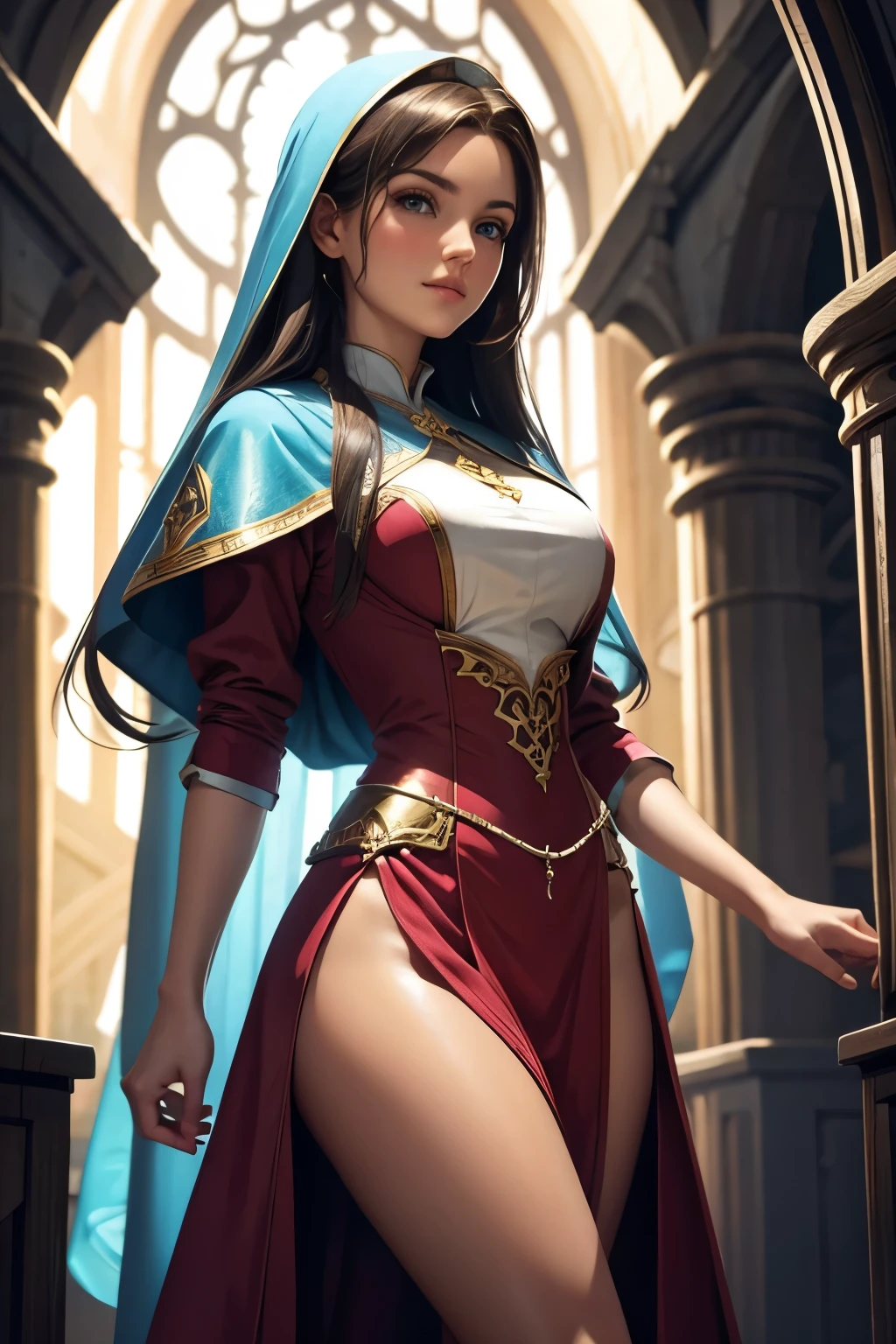 beautiful cleric woman