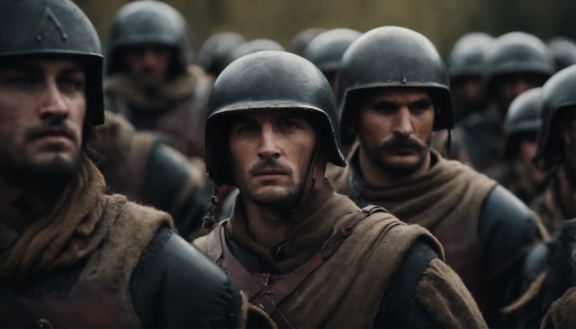 Realistic photo of Georgian army in the year of 1121