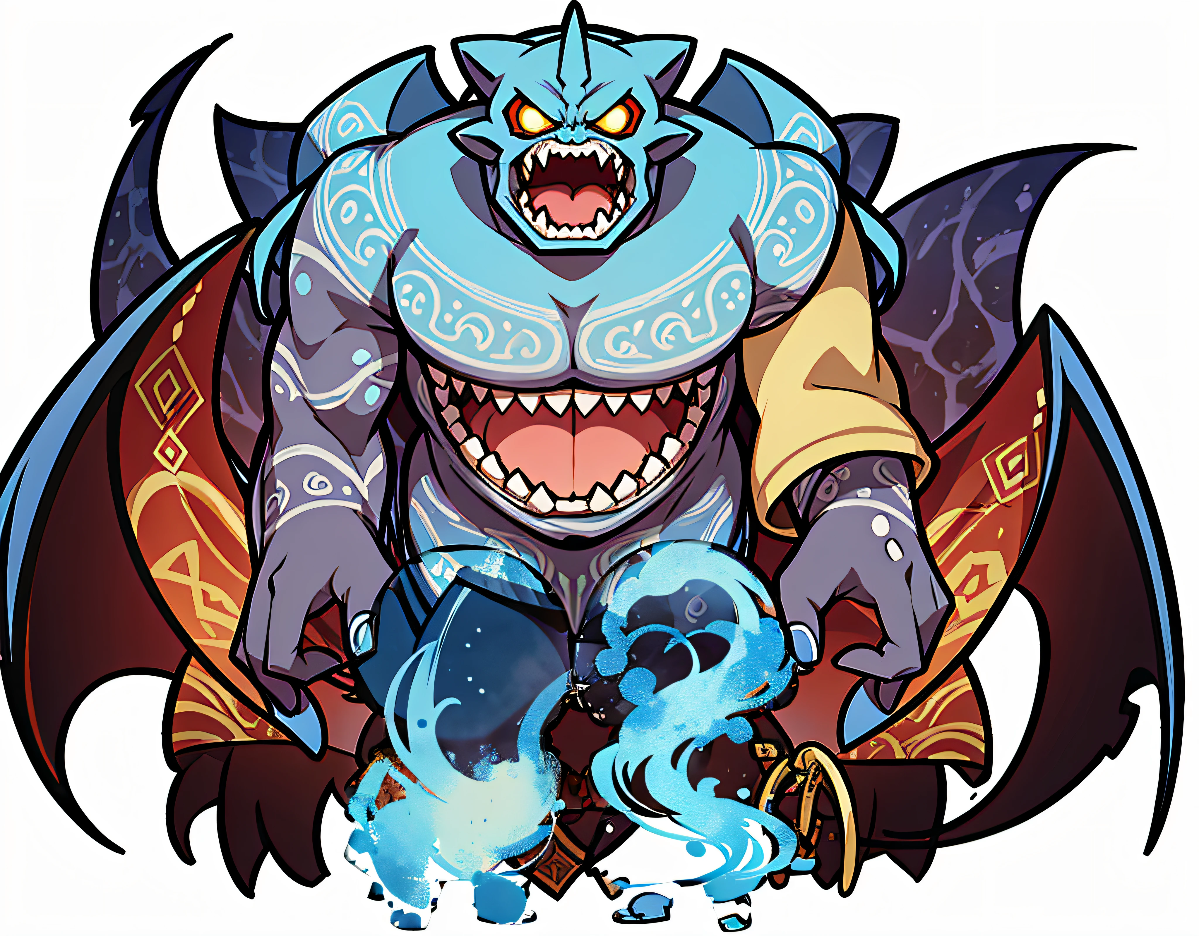 blue smoke