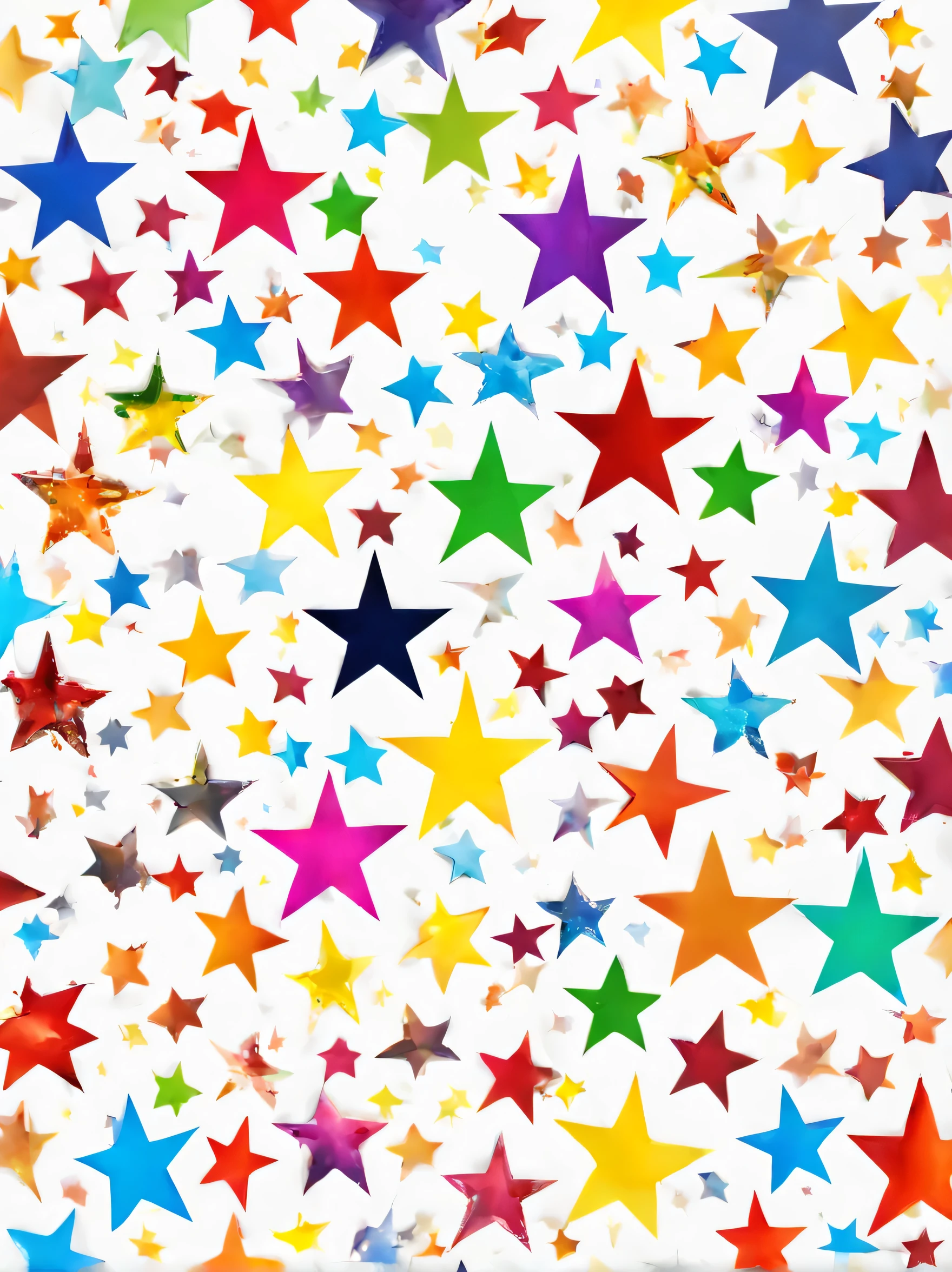 color star boom white background