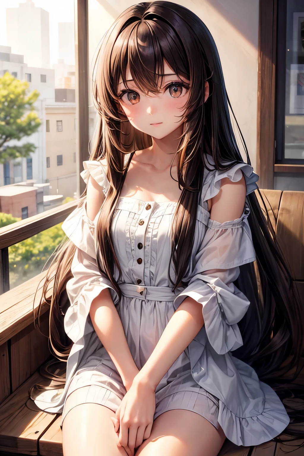 White dress