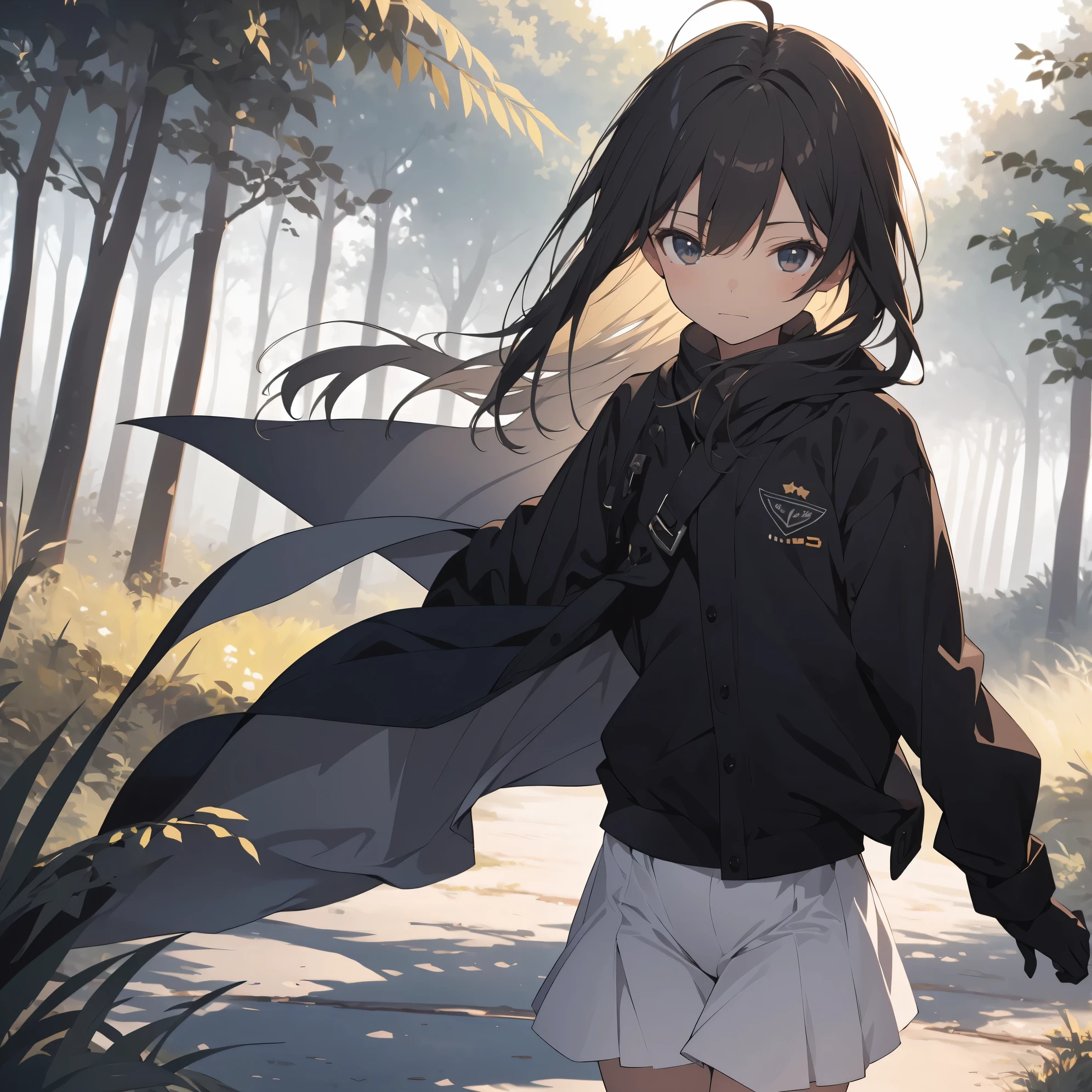 Super high quality by the art god, super detailed, High resolution, anime moe art style, best anime 8K konachan wallpaper, pixiv contest winner, perfect ???????, break, (Please draw a sleepy girl walking alone.. )break, 1 girl (little woman, lolita, , 13 years old:1.3) Ahoge animal_ear armor blush brown_eyes brown_hair elbow_gloves gloves knife panties short_hair solo tail underwear ,(detailed lighting), (detailed background), in the forest. 
break,super dense skin, Best lighting by famous artists, 8K, figure,UHD, rough skin