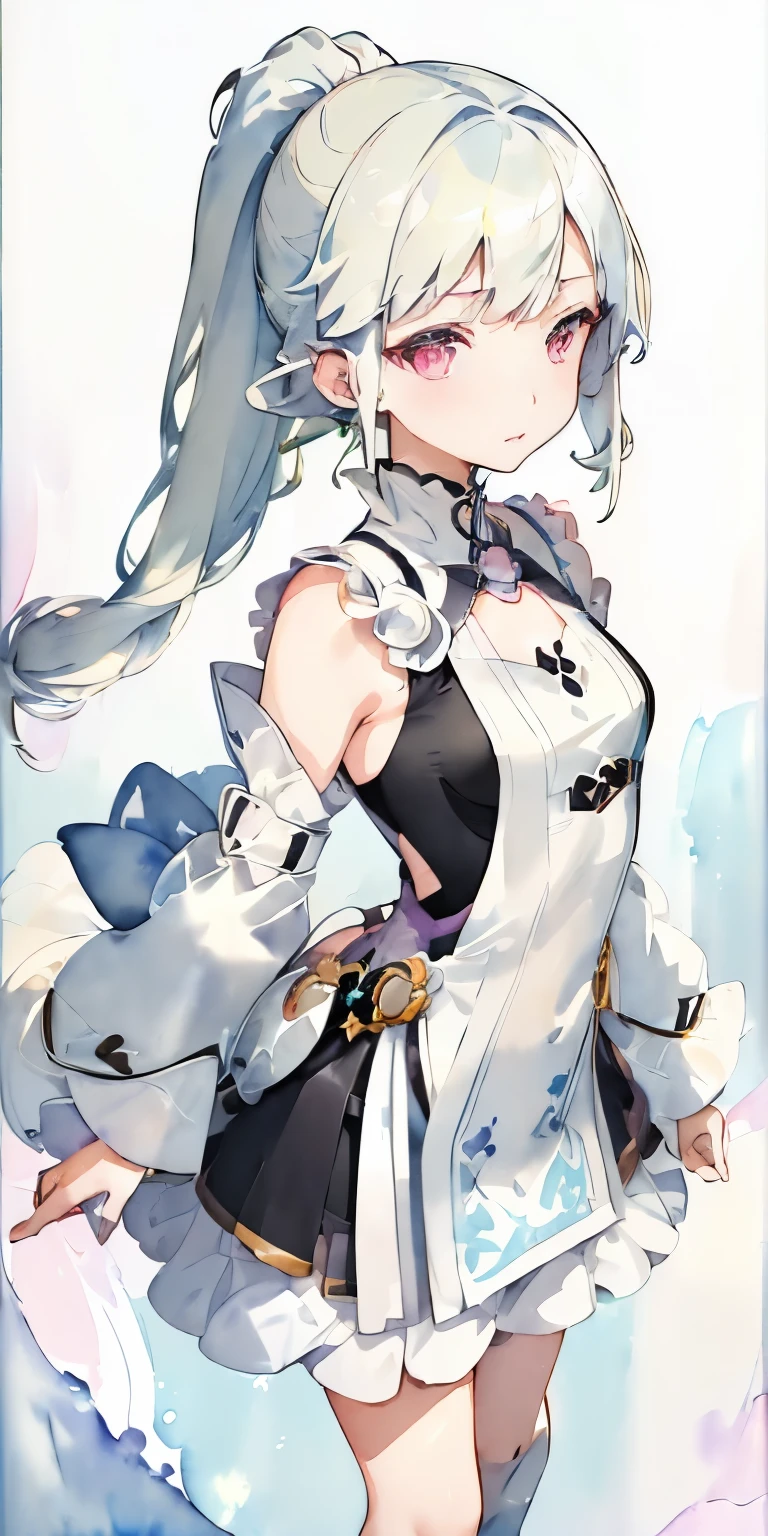 Beautiful girl,Anime style,frontage,Cute smile,