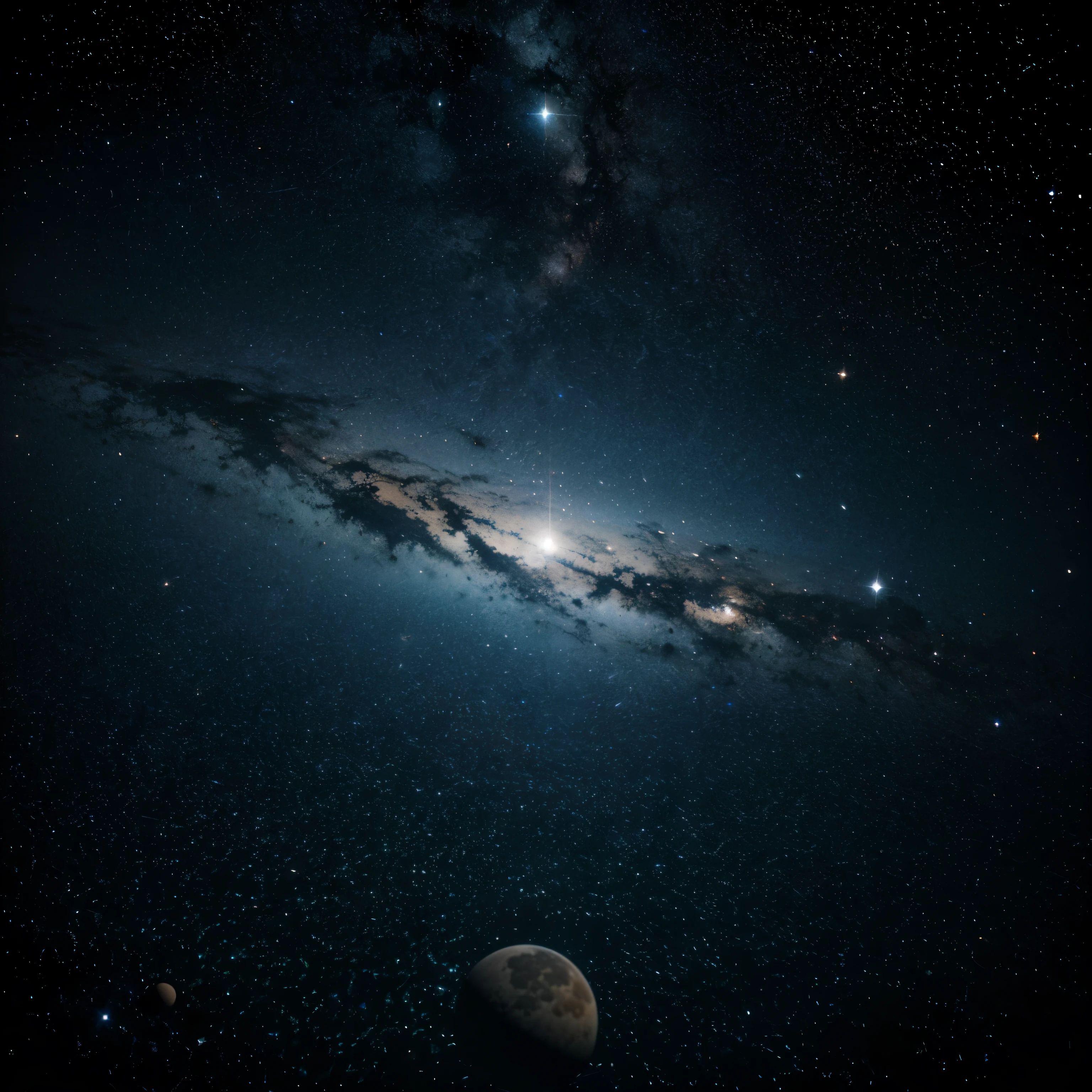  space with stars seen from space itself