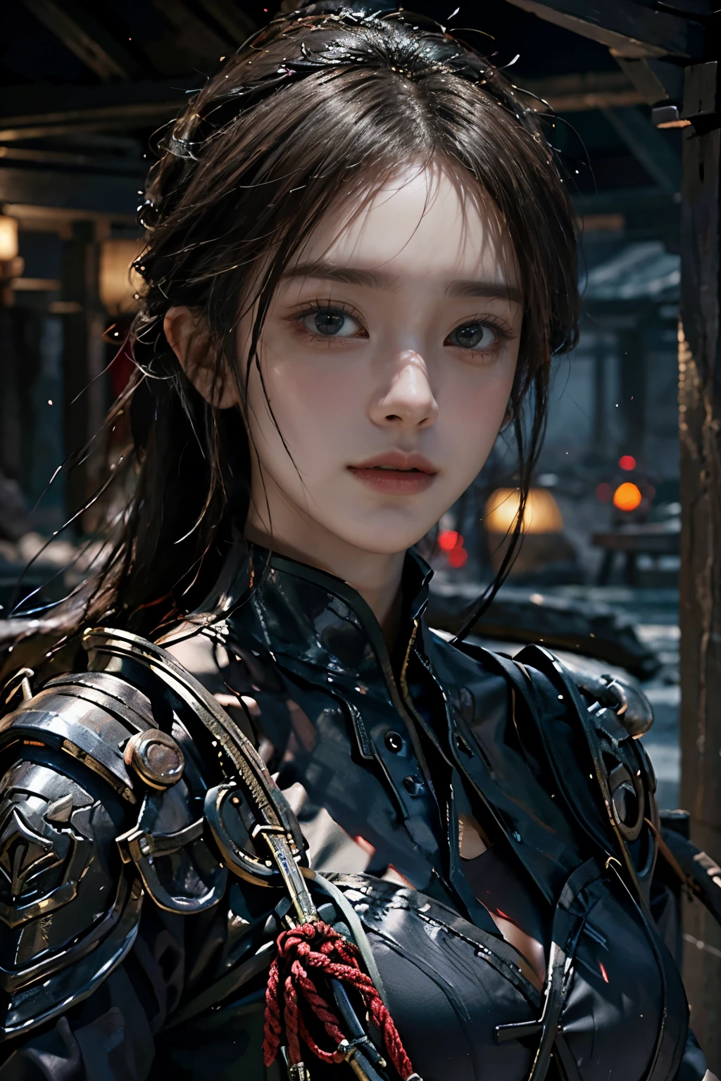 Game art,The best picture quality,Highest resolution,8K,(A bust photograph),(Portrait),(Head close-up:1.5),(Rule of thirds),Unreal Engine 5 rendering works, (The Girl of the Future),(Female Warrior),
20岁少女,((Hunter)),An eye rich in detail,(Big breasts),优雅高贵,冷漠,勇敢的,
(Medieval-style fur combat clothing,Glowing magic lines,Animal skin clothing with rich details),Medieval Lady Knight,Medieval ranger,
拍照姿势,简单背景,Movie lights,Ray tracing,Game CG,((3D Unreal Engine)),oc渲染反射纹