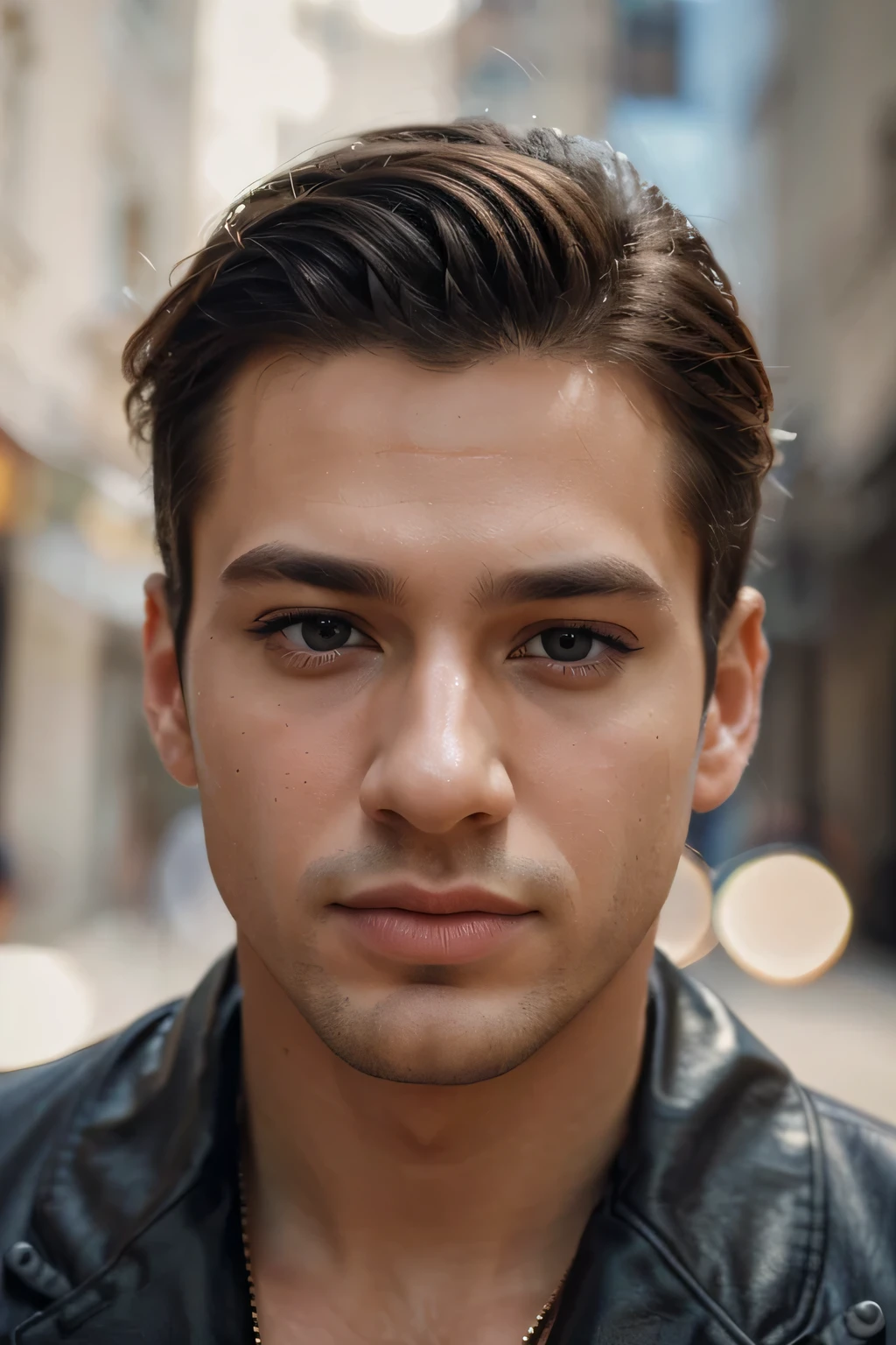 highres,realistic man portrait,beautiful detailed eyes,beautiful detailed lips,ultra-detailed face,expressive emotions,natural lighting,singer,celebrity,handsome,stylish clothing,modern hairstyle,confident pose,vibrant colors,bokeh,professional photography,instagram phenomenon