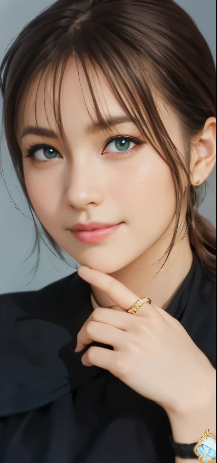((table top, highest quality, High resolution, nffsw, perfect pixel, Depth of bounds written, 4K, nffsw, nffsw))), 1 girl, single, alone, beautiful anime girl, beautiful art style, anime character, ((long hair, bangs, brown hair)), ((green eyes:1.4, round eyes, beautiful eyelashes, realistic eyes)), ((detailed face, blush:1.2)), ((smooth texture:0.75, realistic texture:0.65, realistic:1.1, Anime CG style)), dynamic angle, ((throw, Selfie Pose, portrait)), ((pink sweater, long sleeve, black skirt, plaid skirt, Snazzy, 1 diamond necklace)), smile, amusement park, ((Cherry tree, Cherry blossoms fall))