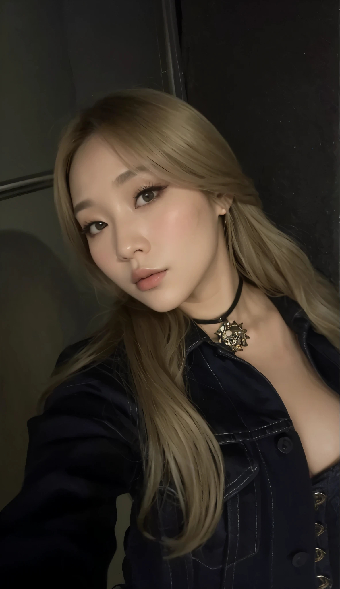 um close up de uma mulher com cabelos longos usando jaqueta,  coreana, Cl, beautiful south mulher coreana, taken at the beginning of 2020, estacionar a partir de-min, korean idol, mulher coreana, Retrato de CL ex-2ne1