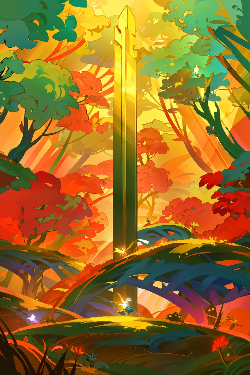 In the background of this image, you'll find an enchanting scene showcasing the magical world of game development. Three to eight captivating games come to life, radiating vibrant colors and intricate details, reflecting the creativity and passion of their developers.

Game number one: A 3D platformer with lush green forests, towering mountains, and an adventurous hero wearing a red cap, holding a golden sword, and ready to embark on an epic quest.

Game number two: A nostalgic 2D side-scroller featuring a brave knight in shining armor, galloping on his horse through a medieval kingdom filled with majestic castles and fearsome drag