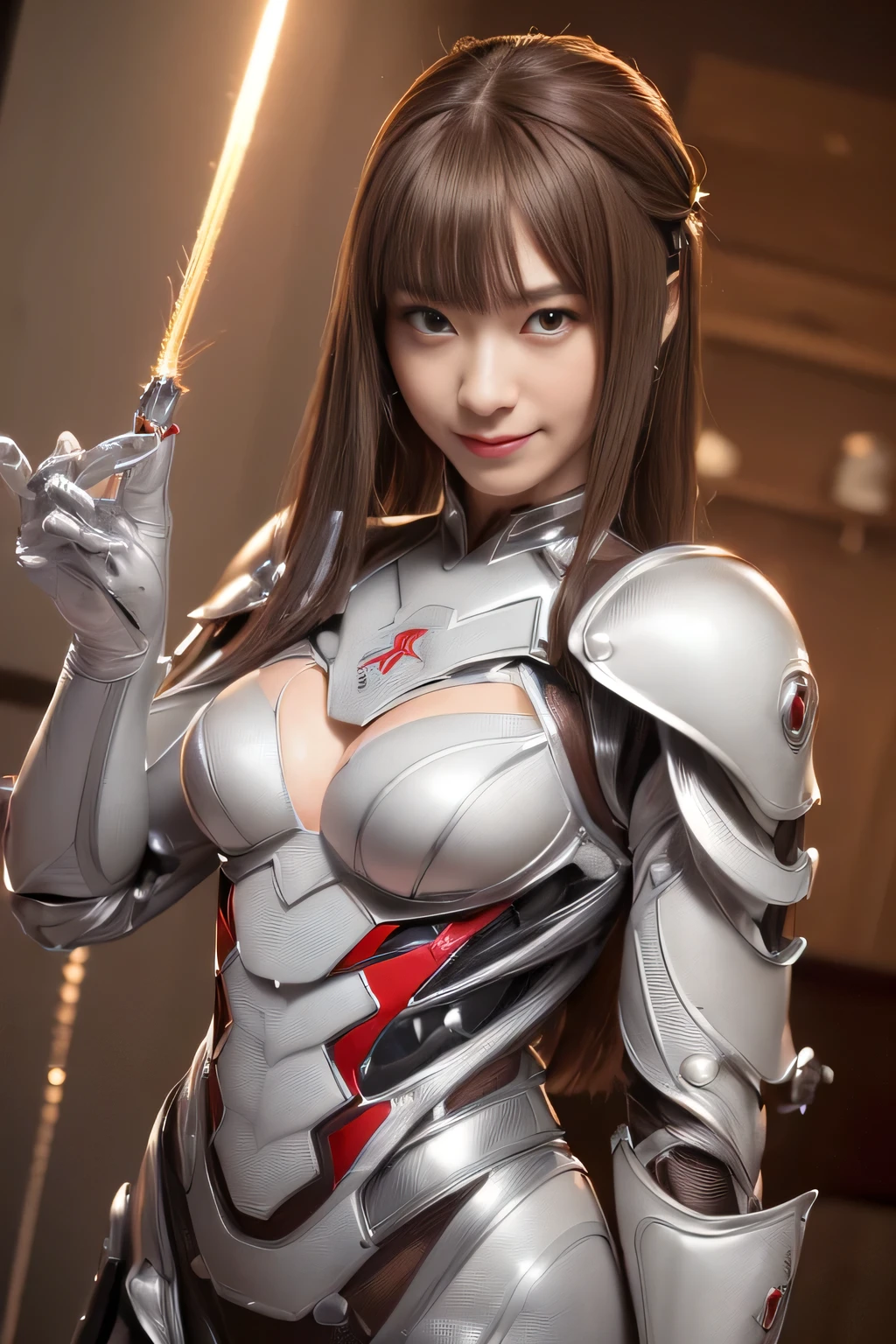 (High resolution,masterpiece,highest quality,Very detailed CG, anime, official art:1.4), realistic, photograph, amazing detail, all complicated, luster and luster,great many layers, 8k wallpaper, 3D, sketch, cute, figure,( alone:1.4), perfect female proportions,villain&#39;s daughter, (Fusion of dark brown cockroach and lady:1.4), (brown cockroach form lady:1.2), (brown cockroach woman:1.2), (Fusion:1.2), (alone:1.4), (evil smile:1.2), muscular, abs, (Cockroach brown exoskeleton bio insect suit:1.4), (Cockroach brown exoskeleton bio insect armor:1.2), (brown transparent cockroach feathers:1.4), (brown cockroach antenna:1.3),