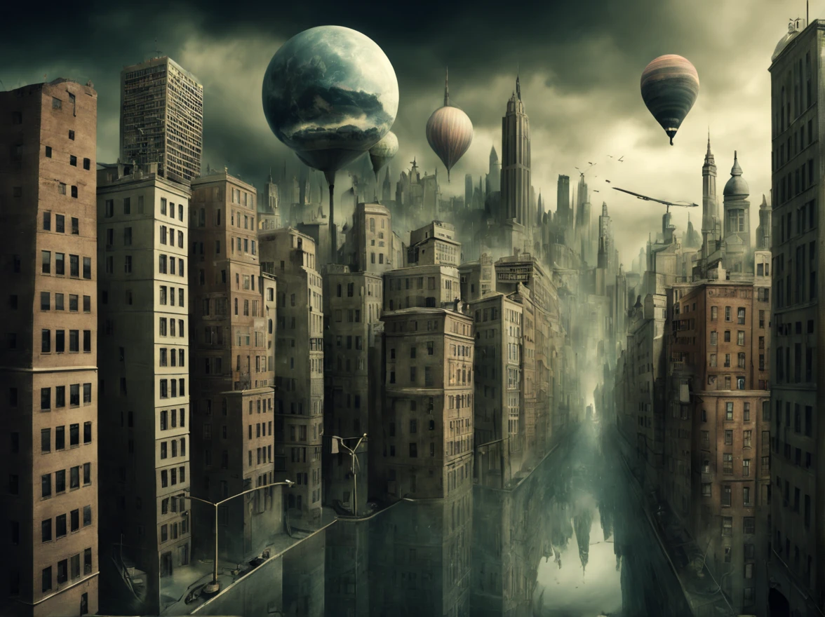 Cityscapes. surreal