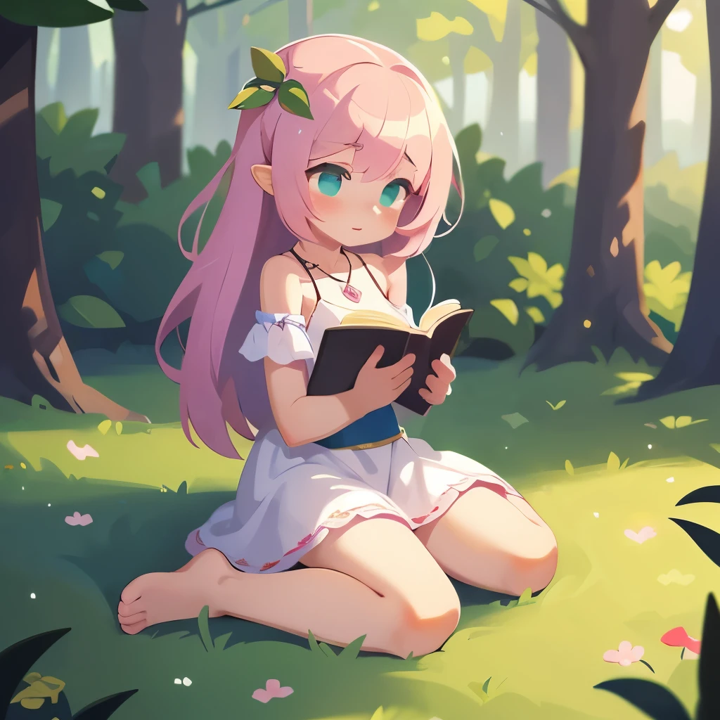 Name: Seraphina \"Sera\" Evergreen

Appearance:
Seraphina is a  and delicate-looking young woman with a quiet aura that draws people towards her. She has long, flowing hair that cascades down her back in vibrant shades of pastel pink, lavender, and mint green. Her large, expressive eyes are a mesmerizing shade of deep purple, giving off an air of mystery. Seraphina's skin is fair and flawless, with a subtle rosy blush on her cheeks.

Attire:
Seraphina is fond of wearing elegant and feminine clothing that reflects her gentle nature. She often dons a knee-length, flowing dress made of soft, pastel-colored fabrics such as chiffon or silk. The dress is adorned with intricate floral patterns, showcasing her love for nature. Seraphina pairs her dress with dainty lace gloves and a delicate silver necklace, featuring a small teapot charm.

Personality:
Despite her colorful appearance, Seraphina possesses a calm and serene demeanor. She is a quiet and introspective individual, preferring to observe her surroundings rather than engage in loud conversations. Seraphina is a deep thinker and finds solace in solitude, often spending her free time reading books or practicing various forms of art. She has a gentle and compassionate nature, always willing to lend an ear to those in need.

Background:
Seraphina grew up in a small, picturesque village surrounded by lush green forests and vibrant flowers. Her love for nature and art was nurtured by her parents, who were both artists themselves. Seraphina developed a passion for painting and often incorporates natural elements into her artwork. She also discovered a love for tea, finding comfort in the soothing and calming effects it brings.

Hobby:
Seraphina is an avid tea enthusiast and has a vast collection of unique teas from around the world. She enjoys experimenting with different flavors and brewing techniques, creating her own blends. Seraphina finds joy in sharing her knowledge and love for tea with others, often hosting 