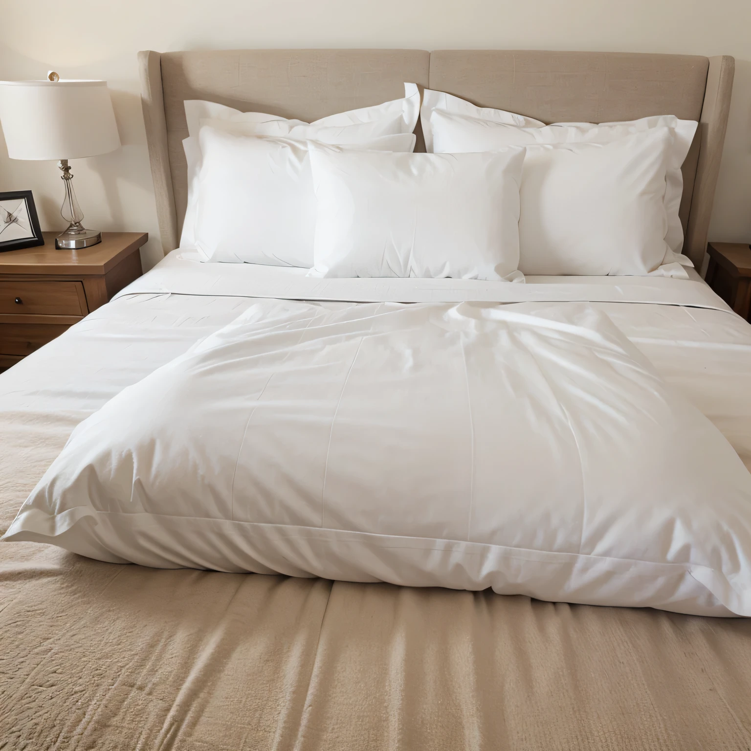 Bed Pillows attaching piping/trim and gusseted edges