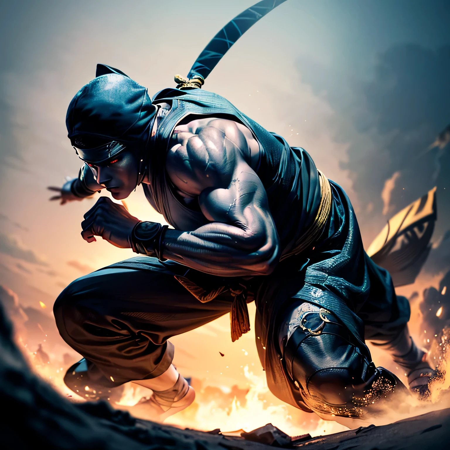 ((Impressive scenes from ninja adventures, period drama)), (A handsome ninja is fighting bad enemies with ninja magic), BREAK Perfect Anatomy, perfect fingers, perfect hands, ((16k, RAWphotograph, photographのようにリアルな, photograph, HDR, masterpiece, highest quality)), masterpiece, (very detailed, very detailed, most detailed, very detailed, Super detailed, Ultra realistic details, small details), プロのphotograph撮影, full color, professionally color graded,