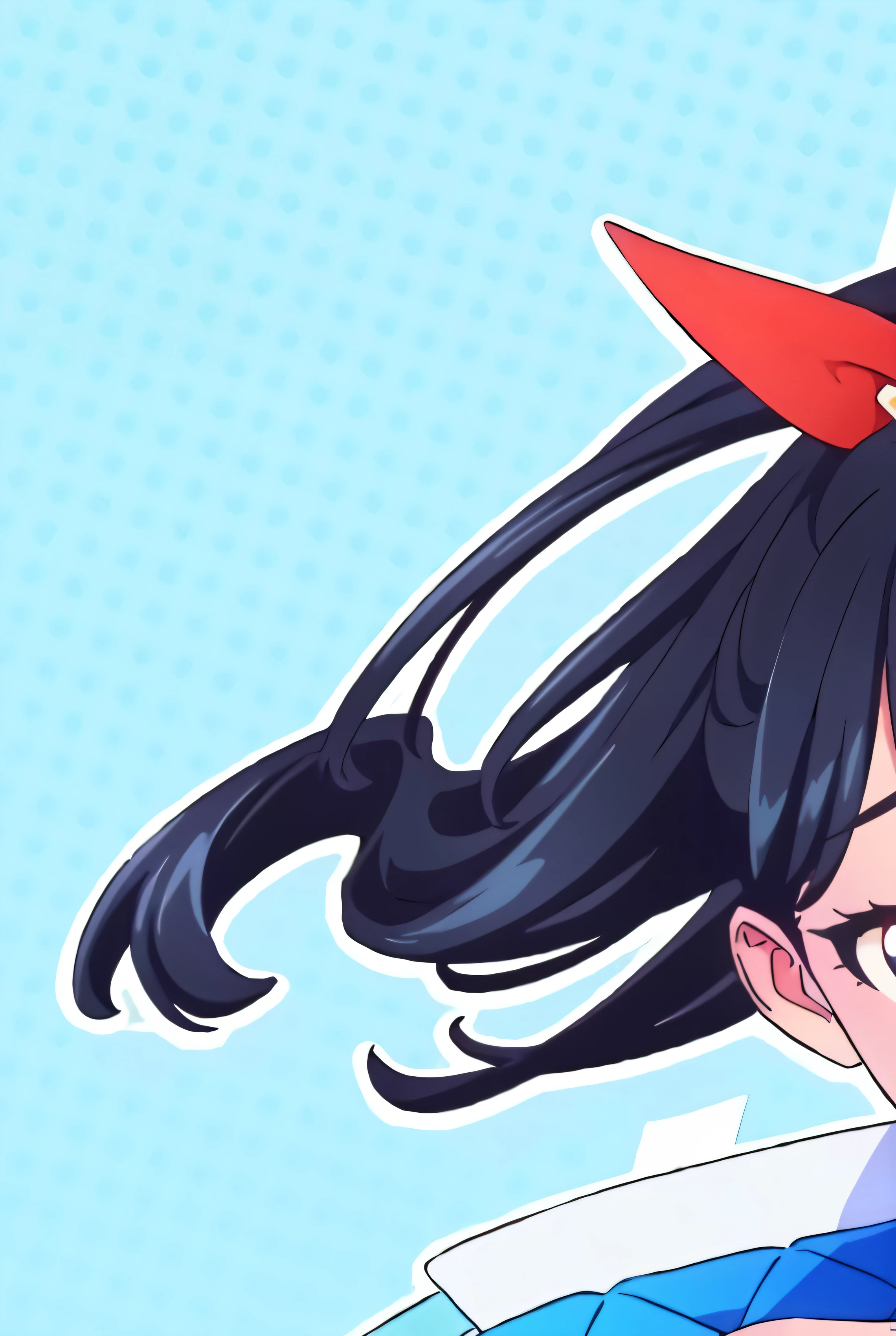 Please take off the clothes the girl in this image is wearing.