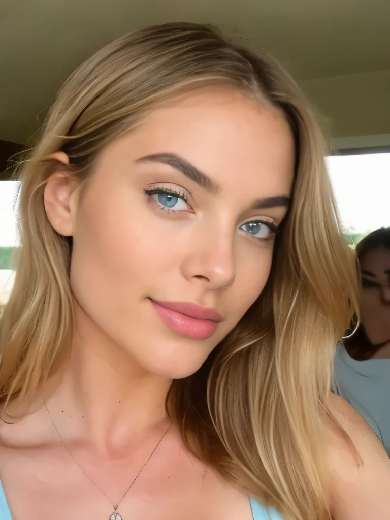 Very beautiful sexy blonde making a selfie, naked , breasts, light blue eyes, highly detailed, 18 years old, slim, innocent face, naturally wavy hair, high resolution, masterpiece, best quality, intricate high detail, highly detailed, sharp focus, detailed skin, realistic skin texture, texture, detailed eyes, professional, 4K, charming smile, shot with Canon, 85mm, slight depth of field, Kodak Color Vision, body in perfect shape, extremely detailed, photographer_\( ultra\), photographerrealistic, Realstic, Postprocessing, maximum details, roughness, real life, ultrarealistic, photorealism, photography, 8K UHD, photography