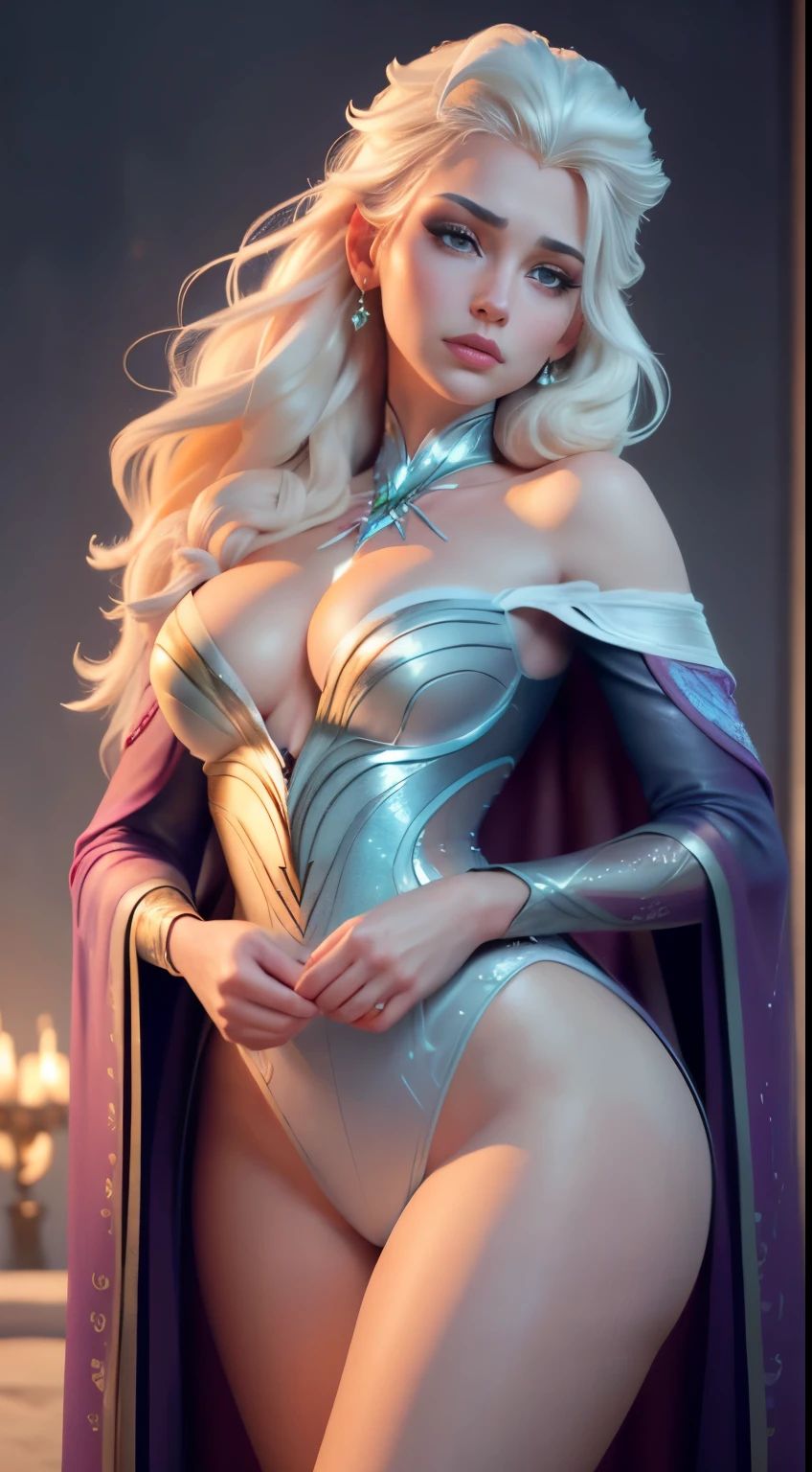 (elsa frozen-rose quartz SU mezclando modelos .) (ultra FUSIÓN) Highly detailed CG unity 8k wallpaper, style shot, complex, high detail, dramatic, highest quality movie still image, very detailed, masterpiece, best quality, character design, Elsa, Elsa from Frozen,Diamante Rosado fusión (( Dark style)), realistic ultra-detailed rendering style, natural light, sharp character design, (hard focus, 8k), (((natural skin texture))), 8k textures, soft cinematic lighting, adobe lightroom, dark room, hdr, Sophisticated, Elegant, Rich Detail, Sharp Focuilm Look) )), Soothing Tones, Detail Frenzy, Intricate Detail, Super Detail, Low Contrast, Soft Film Lighting, Dull Colors, Exposure Blending, HDR, Fade, 35mm, f/1.4, ISO64, f16, 25 sec.