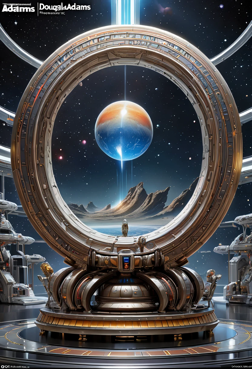 by Douglas Adams, (best quality, masterpiece, Representative work, official art, Professional, Ultra high detail, 8k:1.3)