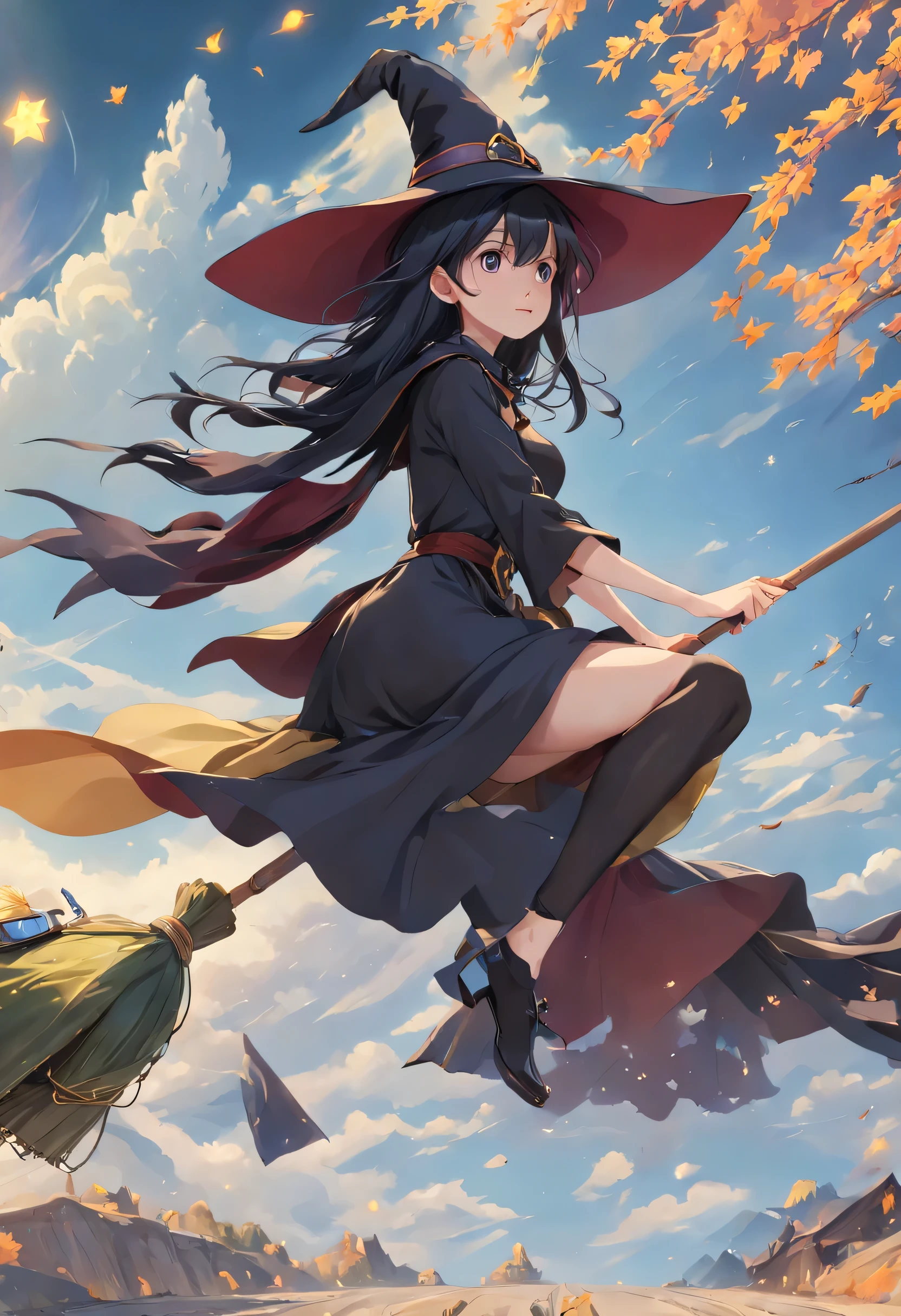 kirisame marisa, (masterpiece, highest quality:1.2),1 girl,perfect face,cute, ((((flying witch))),((Ride a broom)),broom flight,Straddling the broom,anatomically correct,masterpiece,highest quality,最高masterpiece,8K,,Wind,fantasy,,wonderful,, Mysterious, attractive, Whimsical, playful, adventurous, free, wonder, imagine, decide, skill, speed, movement, energy, realism, naturalistic, figurative, represent, beauty, fantasy culture, myth, fairy tale, folklore, Legend, witch, wizard, Magical creatures, fantasy worlds, composition, scale, Qianyoshi, midway point, background, perspective, light, color, texture, be familiar with, beauty, wonder.