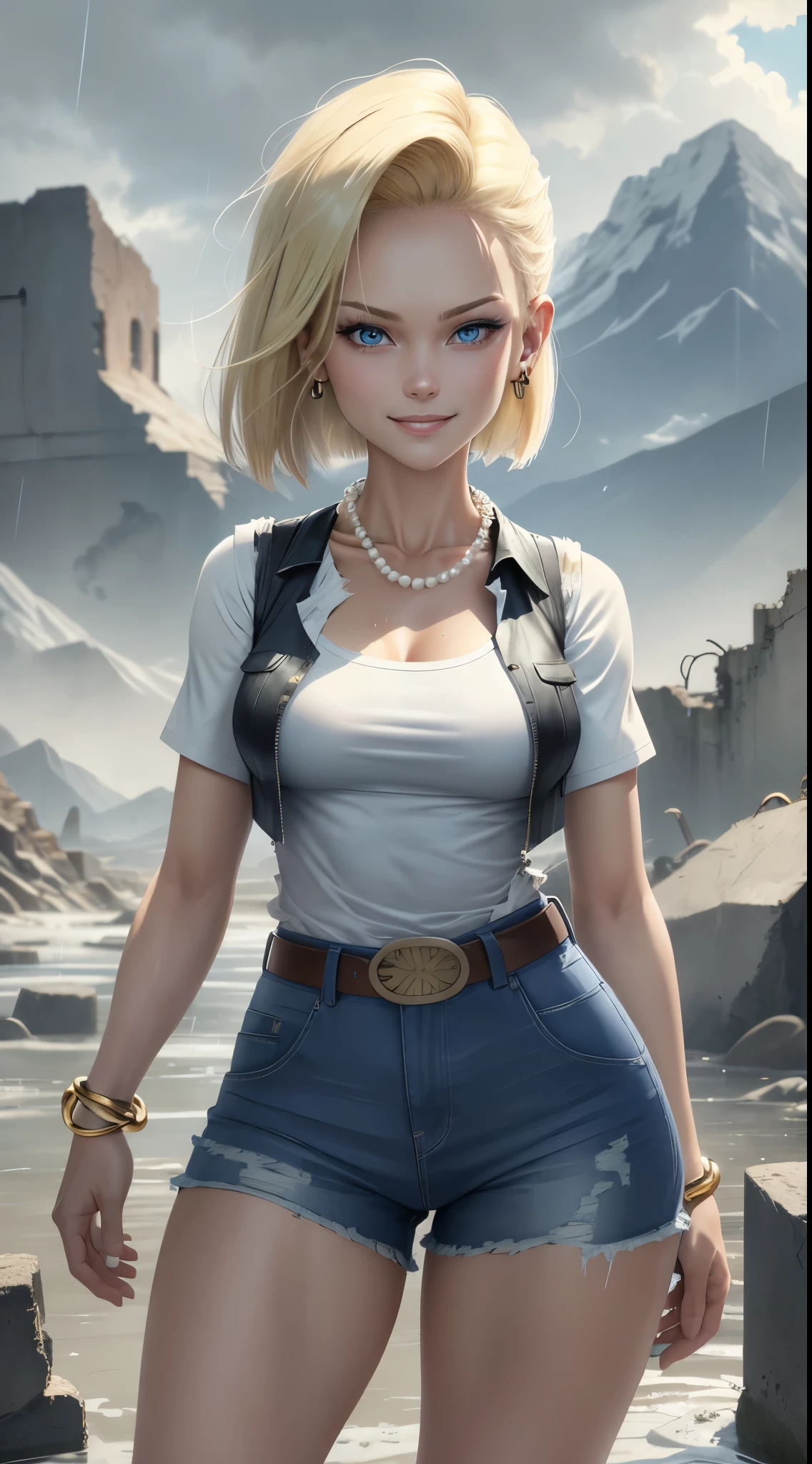 woman. She is depicted in a jungle environment, holding a pistol, her attire, with a tank top, shorts, and combat boots, as well as the walkie-talkie and holsters strapped to her belt, The art style captures the sense of ruggedness and determination that the character is known for.<lora:RMSDXL_Enhance:2> <lora:RMSDXL_Photo:2> <lora:Fr3j4_PONY_1-000013:0.75> fr3j4 <lora:RMSDXL_Creative:2>, score_9, score_8_up, score_7_up, score_6_up, score_5_up, score_4_up,