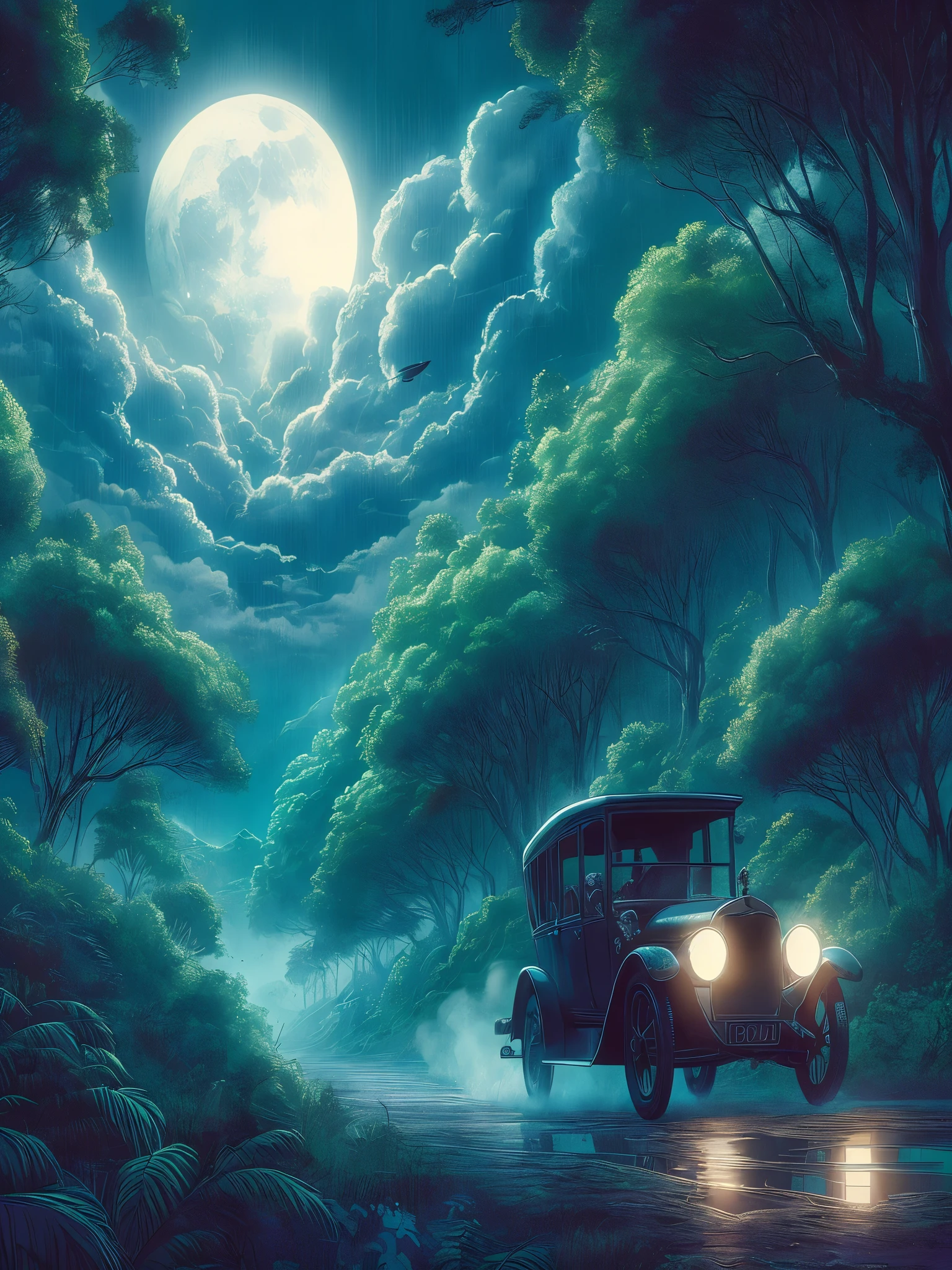 dramatic night