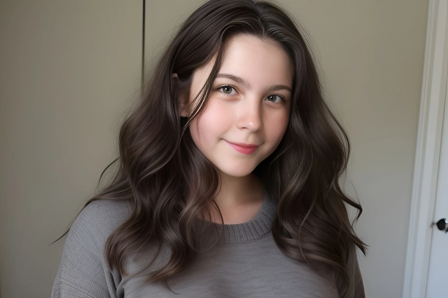 too much makeup?