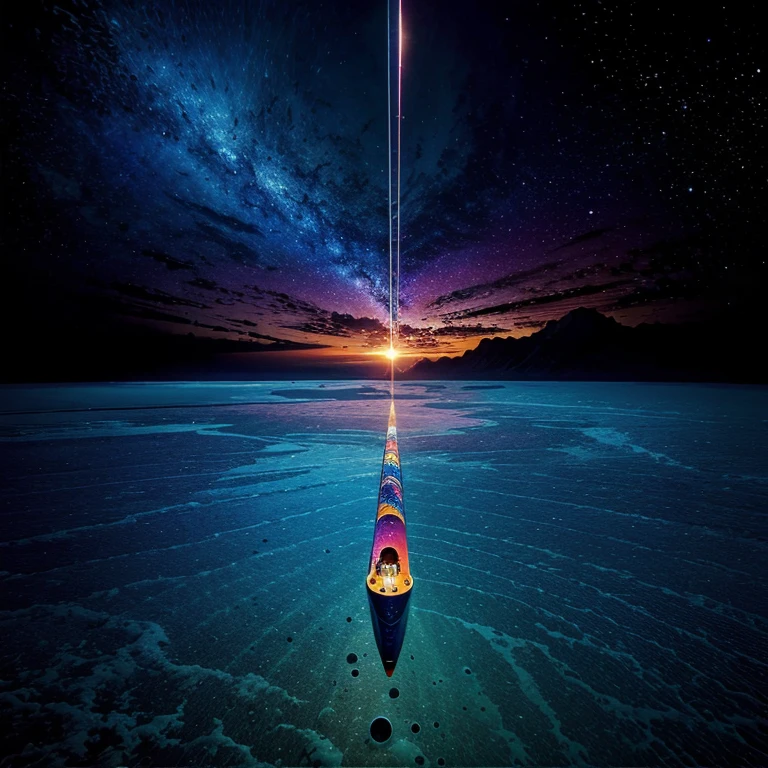 Lucid dreams exploration. Surreal landscapes. Vivid colors. Abstract interpretation. By Salvador Dali.