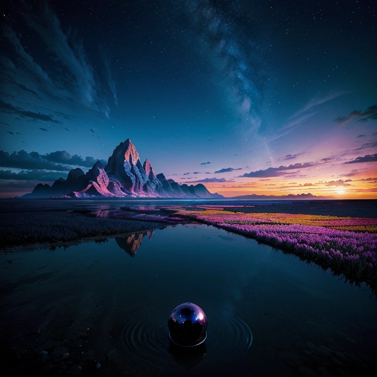 Lucid dreams exploration. Surreal landscapes. Vivid colors. Abstract interpretation. By Salvador Dali.